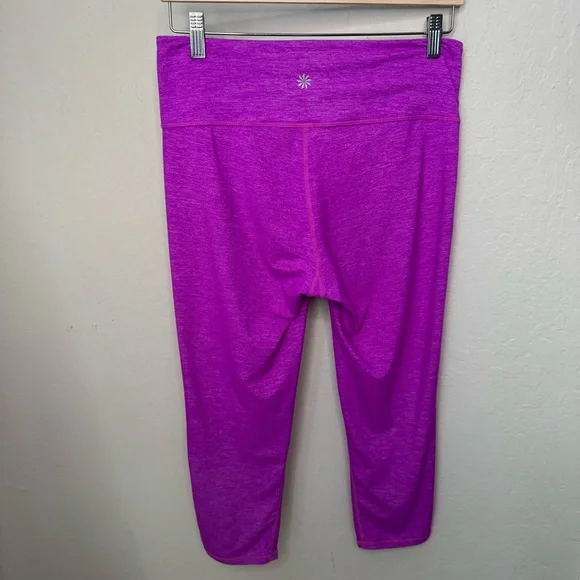 ATHLETA Chaturanga Athletic Capri Tights Leggings Magenta Style# 212387-02 Yoga - Picture 5 of 11